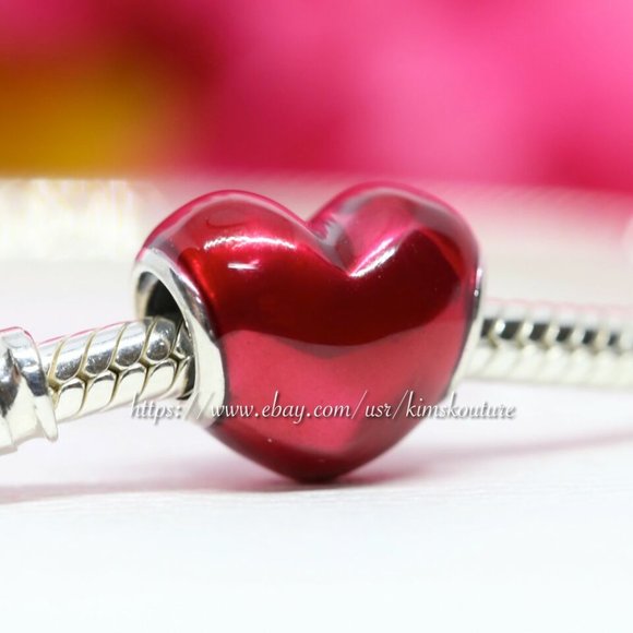 Pandora In My Heart Charm 791814EN62 - Picture 1 of 3